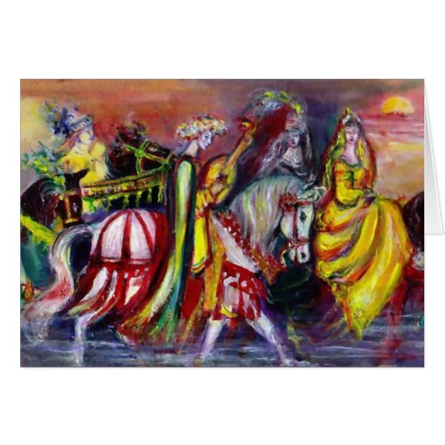 Cartão Cavaleiros na Noite 2 (Frente Horizontal)