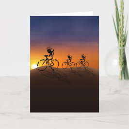 Cartão Cavaleiros Sunset