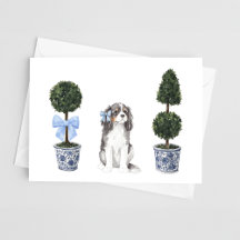 Cavalier De Três Colores Cavalier Puppy Topiary Wa