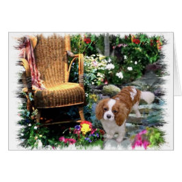 Cartão Cavalier King Charles Spaniel Art