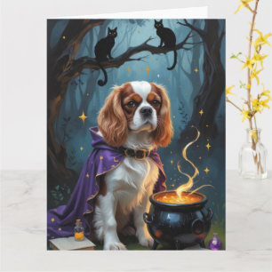 Cartão Cavalier King Charles Spaniel Caprichoso de Hallow