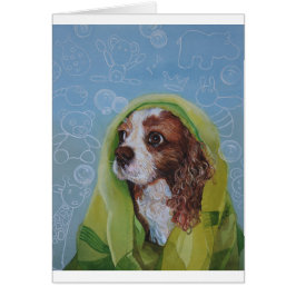 Cartão Cavalier King Charles Spaniel Dog