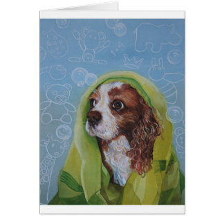Cartão Cavalier King Charles Spaniel Dog