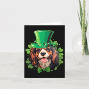 Cartão Cavalier King Charles Spaniel engraçado do Dia de