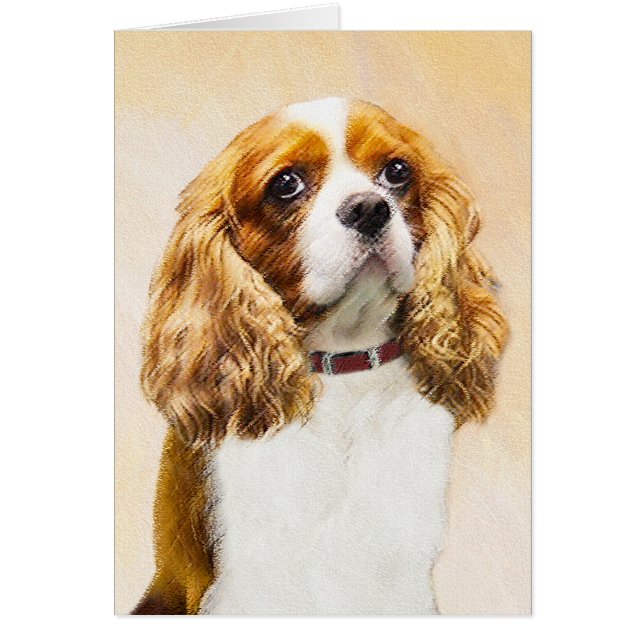 Cartão Cavalier King Charles Spaniel Original (Frente)
