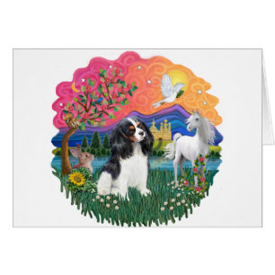 Cartão Cavalier King Charles (tri)