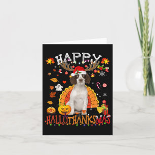 Cartão Cavalier King Halloween Cog Feliz Hallot