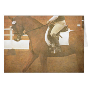 Cartão Cavalo 139 do adestramento