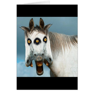 Cartão cavalo 3-Headed