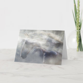 Cartão Cavalo/Cartão de condolências equino