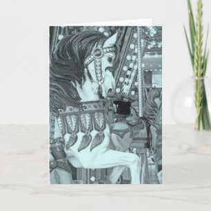 Cartão Cavalo de Feliz pintado