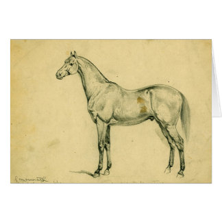 Cartão Cavalo de guerra do general Grant