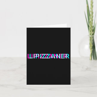 Cartão Cavalo de Lipizzaner Rindo