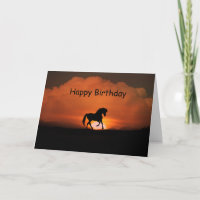 Cavalo Feliz Aniversário ao Sol