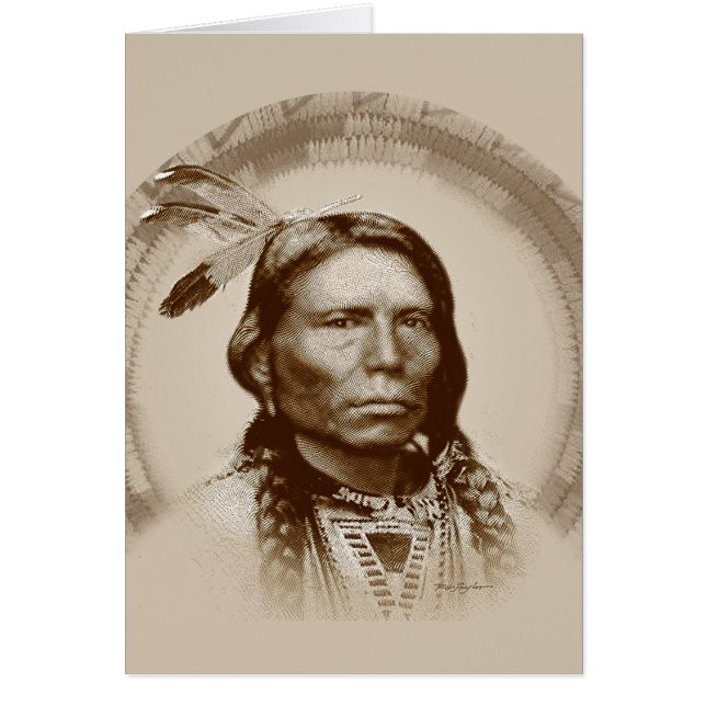 Cartão Cavalo louco (Frente)