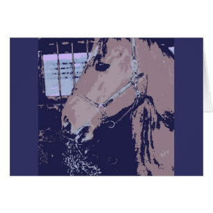 Cartão Cavalo Pop