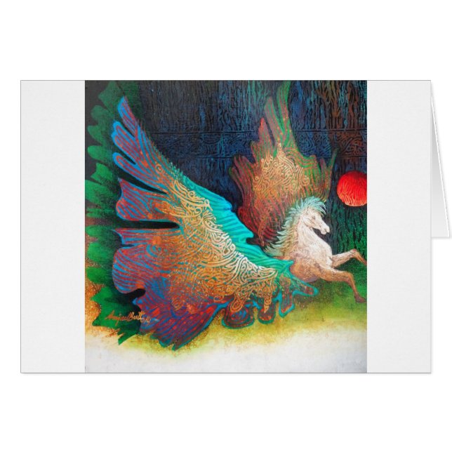 Cartão Cavalo Voador (Frente Horizontal)