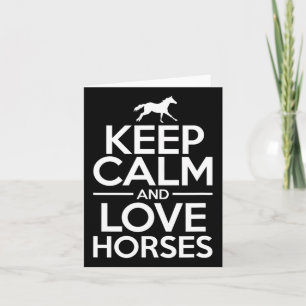 Cartão Cavalos de Amor Cavalo Cavalo Andando Equestre