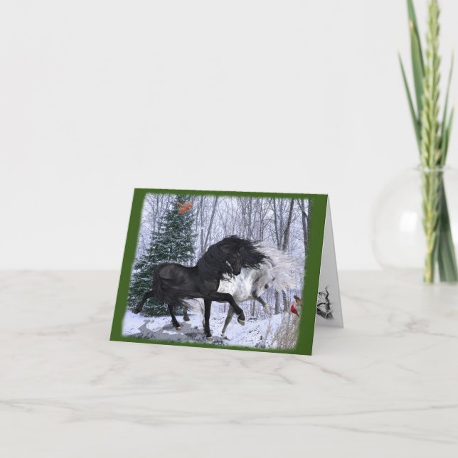 Cartão Cavalos de Natal 2022  (Frente)