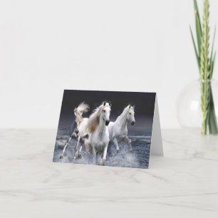 Cartão Cavalos travesseiros decorativos