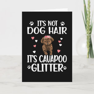 Cartão Cavapoo Dog Lover Cavapoo Mãe Cavoodle Proprietári