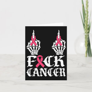 Cartão Caveira E Crossbones Esqueleto Cancer 1