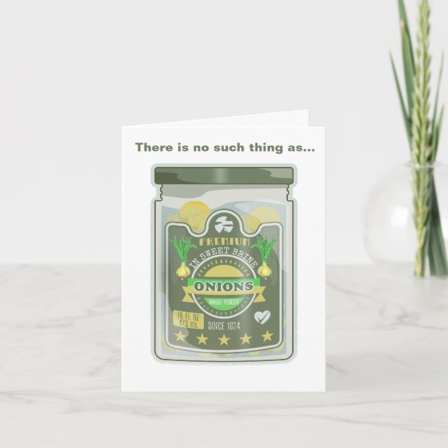Cartão Cebolas picadas (Frente)