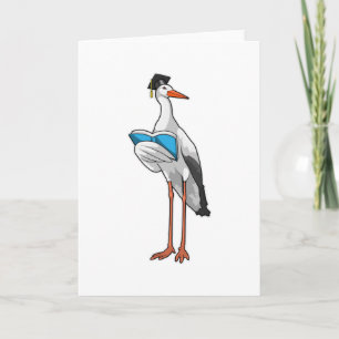 Cartão Cegonha como Professor com Livro