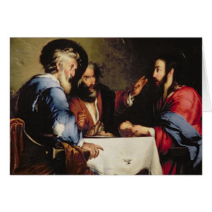 Cartão Ceia em Emmaus