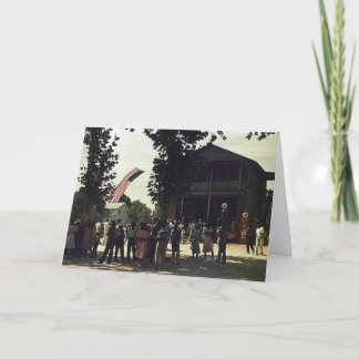 Cartão Celebração afro-americana no dia 4 de julho