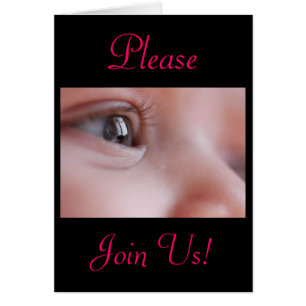 Cartão Celebração De Uma Menina Batismo Santa II