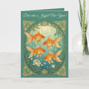 Cartão Celebração do Nowruz pela Goldfish Grace