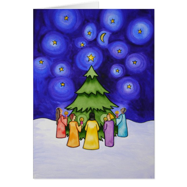 Cartão Celebração II do inverno (Frente)