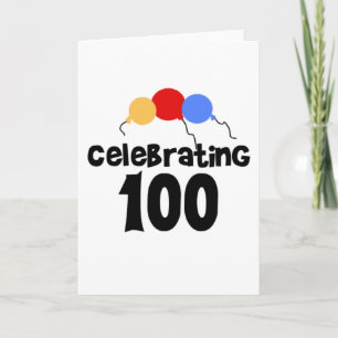 Cartão Celebrando 100