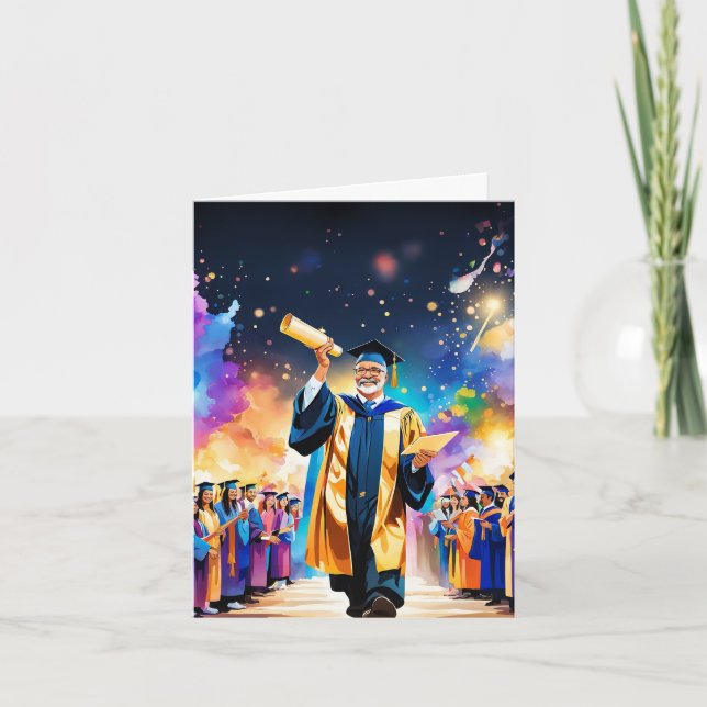 Cartão Celebrando marcos: aplausos para sua realização (Frente)