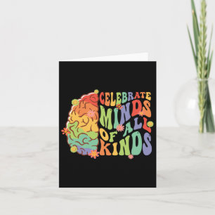 Cartão Celebrar Mentes De Todos Os Tipos De Consciência D