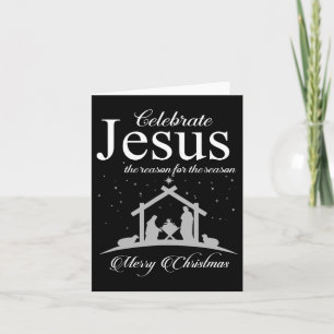 Cartão Celebre Jesus É A Razão Da Temporada Chris