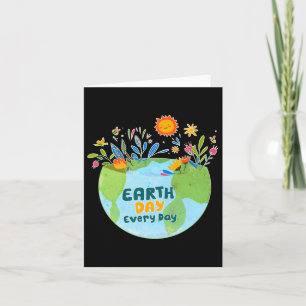 Cartão Celebre o Dia da Terra Todos os Dias - Dia da Terr