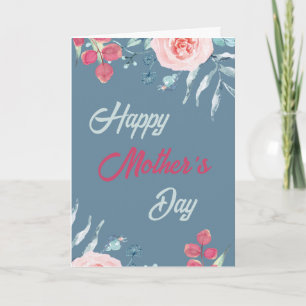 Cartão Celebre o Dia das Mães 2025 com Floral