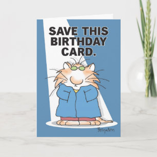 Cartão CELEBRITY CAT Birthday