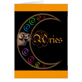 Cartão Celestrial Moon Aries