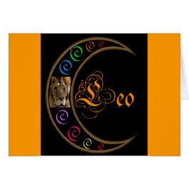 Cartão Celestrial Moon Leo