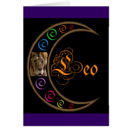 Cartão Celestrial Moon Leo