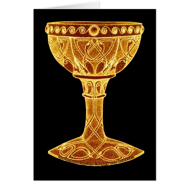 Cartão celta, design #3 do Grail (Frente)