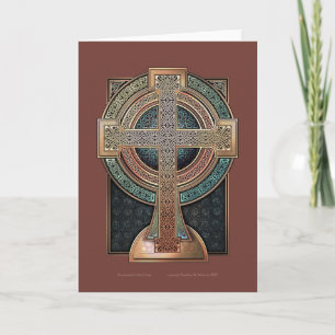 Cartão Celtic Cross Greeting Card