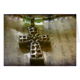 Cartão Celtic Cross Necklace