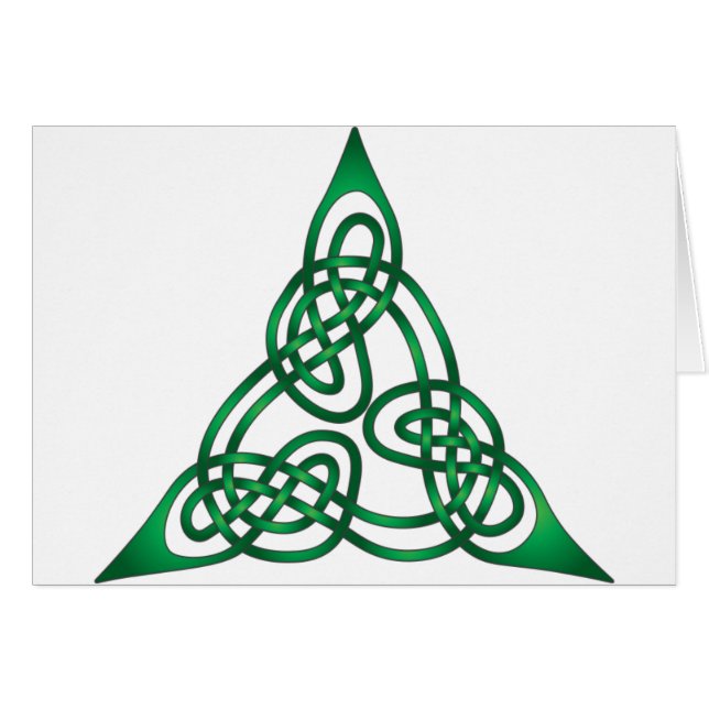 Cartão Celtic Knot (Frente Horizontal)