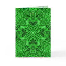 Células Vintage Fractal Verde Caleidoscópio