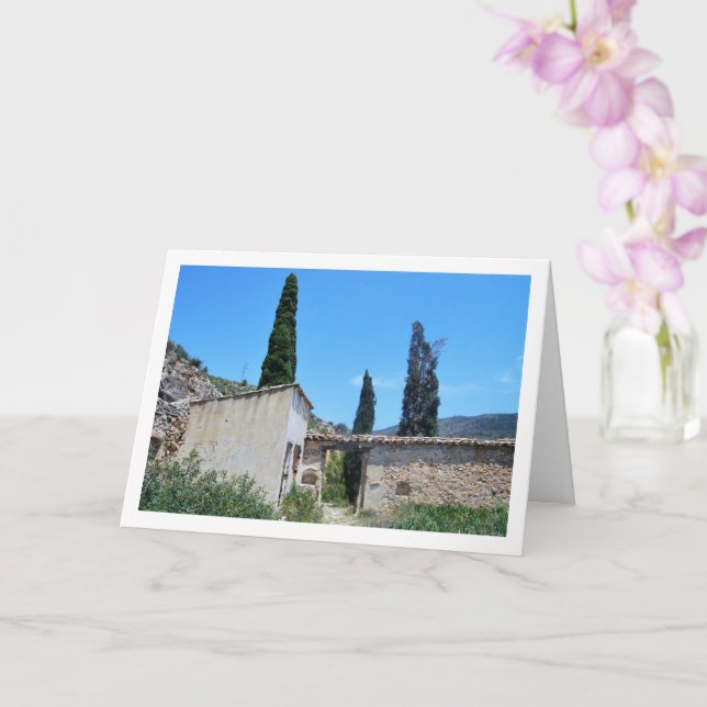 Cartão Cemitério de Domeño, Domeño Viejo, Valência (Orquídea)