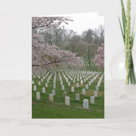 Cartão Cemitério nacional de Arlington
